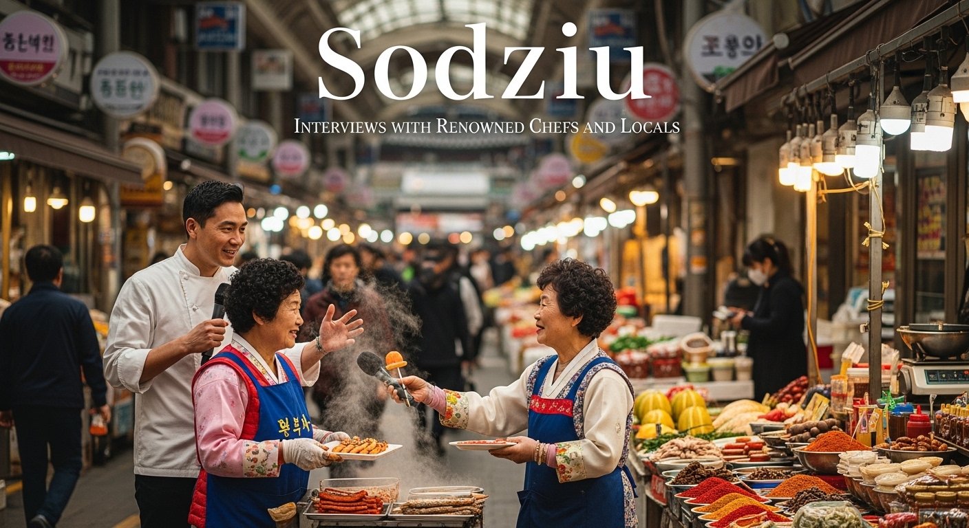 Sodziu: Interviews with Renowned Chefs and Locals